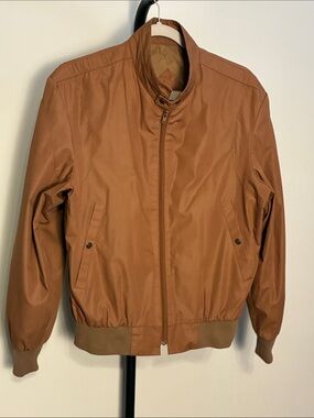 Vintage London Fog Outdoors Unlimited Tan Jacket Full Zip size 38 Reg / XS